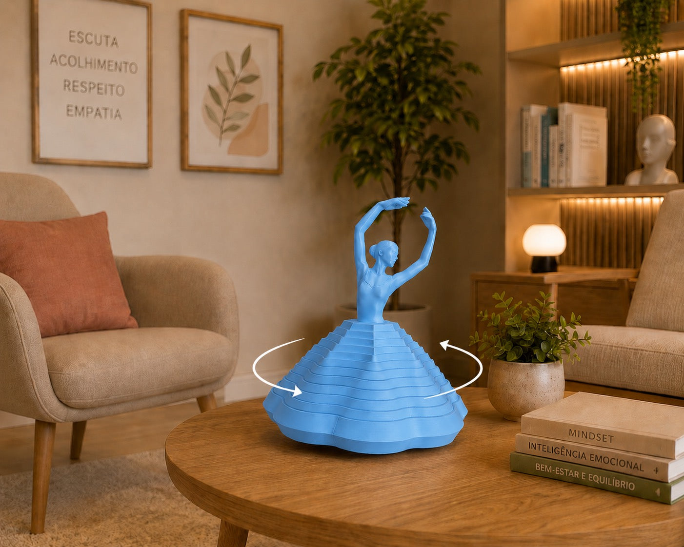 Ballerina Sensory Sculpture – Relaxing Tactile Experience