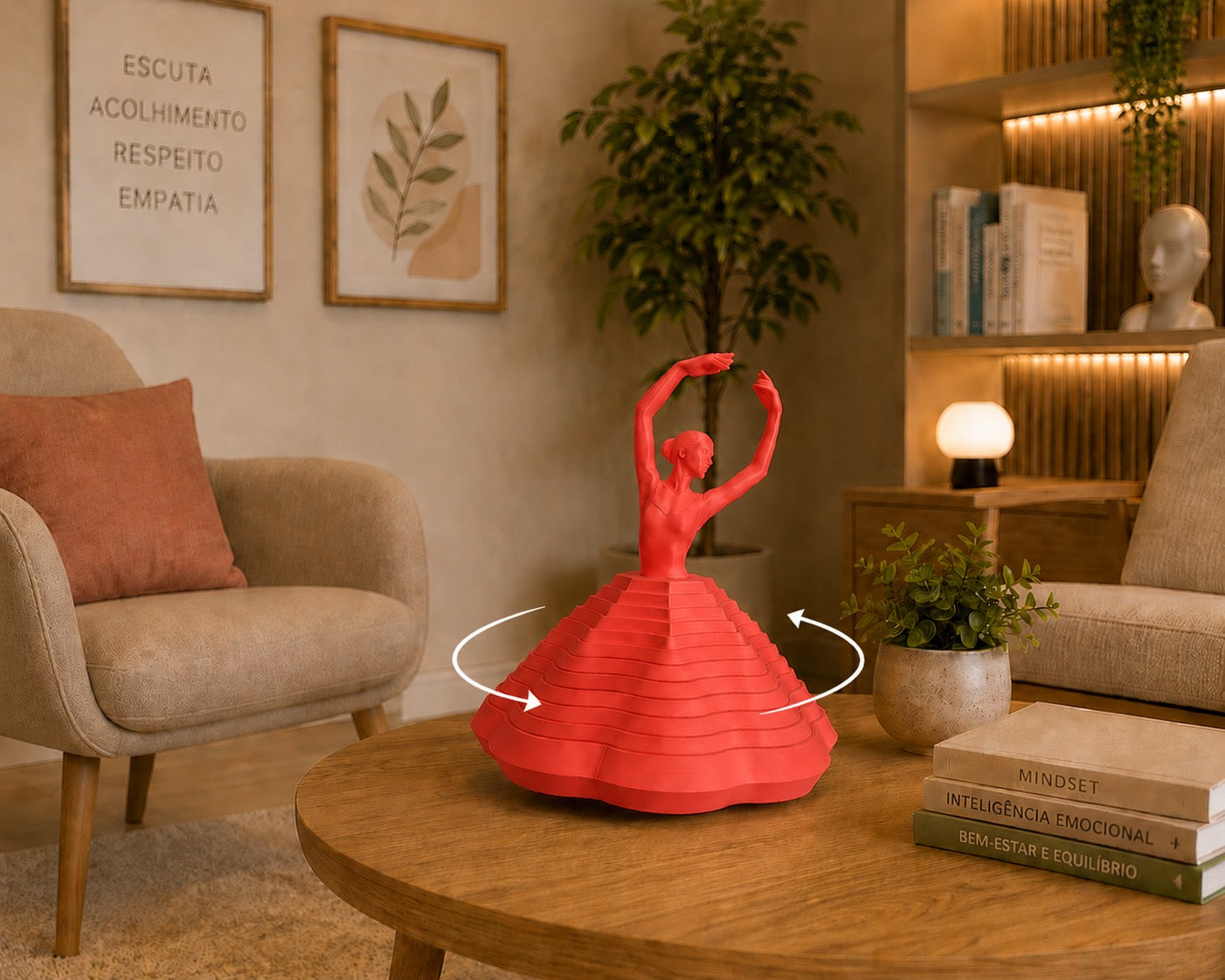 Ballerina Sensory Sculpture – Relaxing Tactile Experience